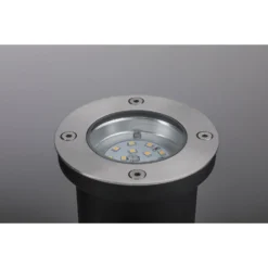 Paulmann LED-Bodeneinbauleuhte Plug & Shine Rund Silber 3'000 K / 3,6 W -Lampen & Leuchten affär 516832 3