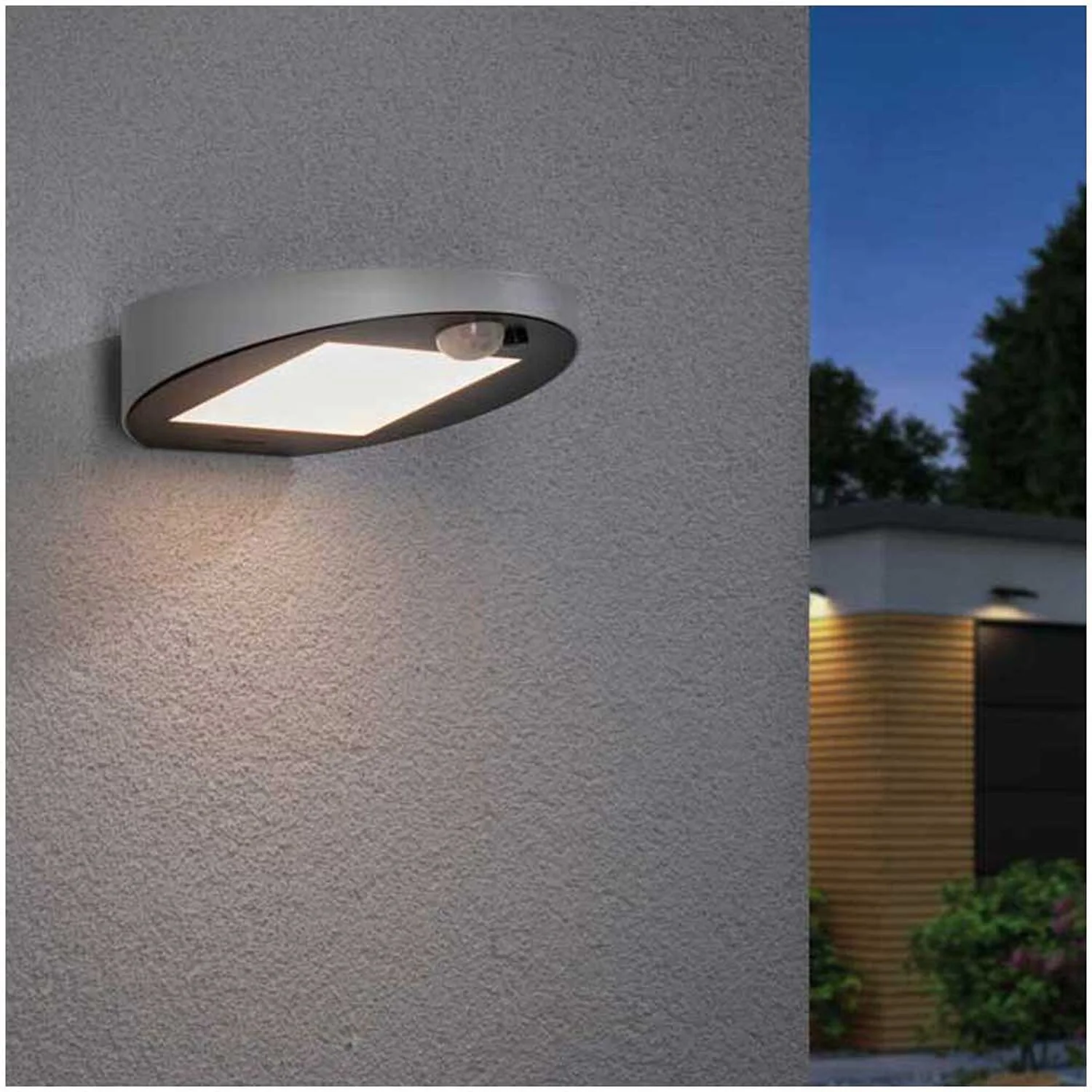 Paulmann Outdoor Solar-Wandleuchte Ryse Weiss 3'000 K 100 Lm 6 Paulmann Outdoor Solar-Wandleuchte Ryse Weiss 3'000 K 100 Lm – Bild 6