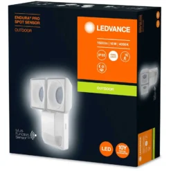 Ledvance LED-Aussenstrahler Endura Pro Spot S Kaltweiss Weiss (HxBxT) 196 X 184 -Lampen & Leuchten affär 518934 4