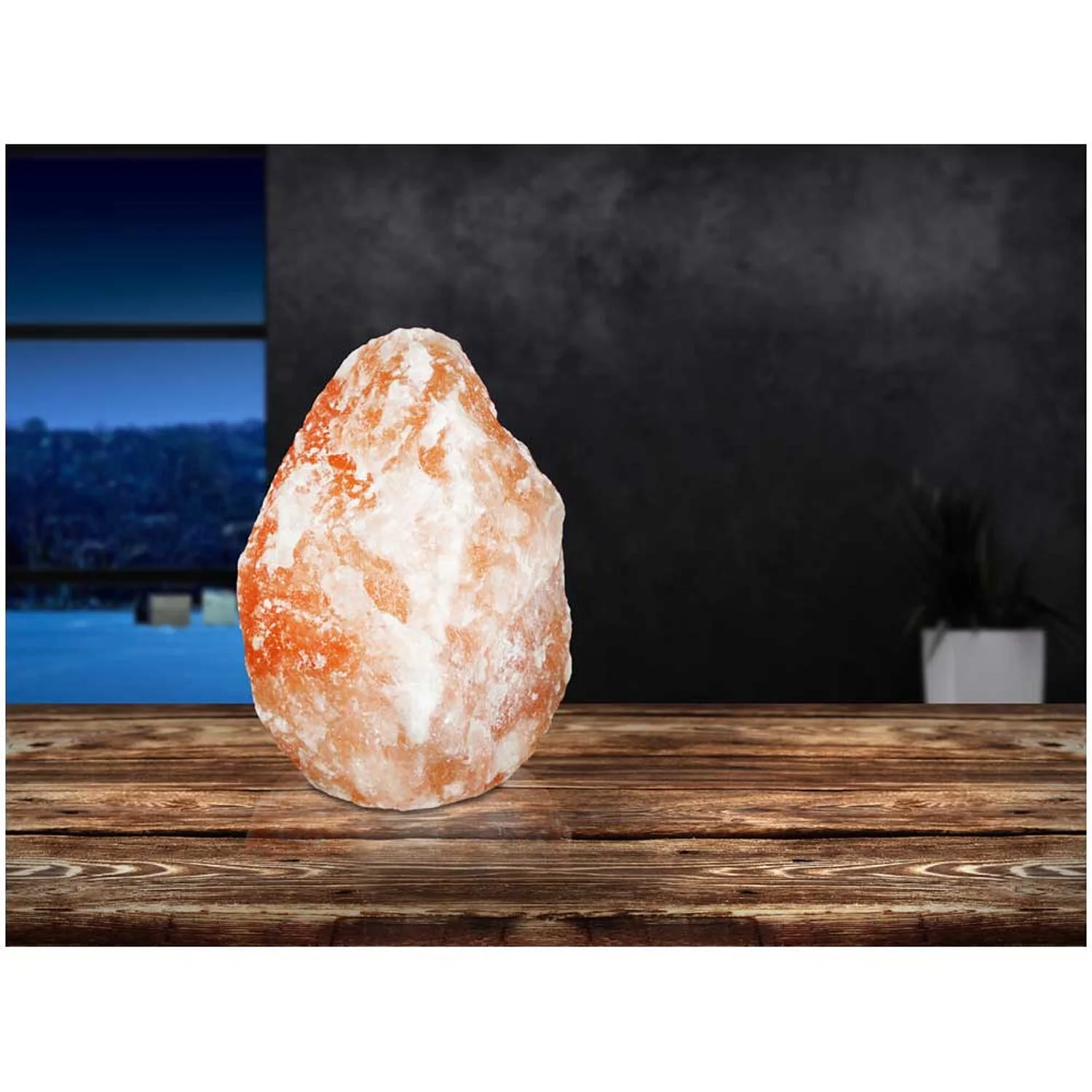 Globo Tischleuchte Salzkristall 7 - 10 Kg 2 Globo Tischleuchte Salzkristall 7 - 10 Kg – Bild 2