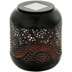 Eglo Solar-LED-Tischleuchte Schwarz-Kupfer