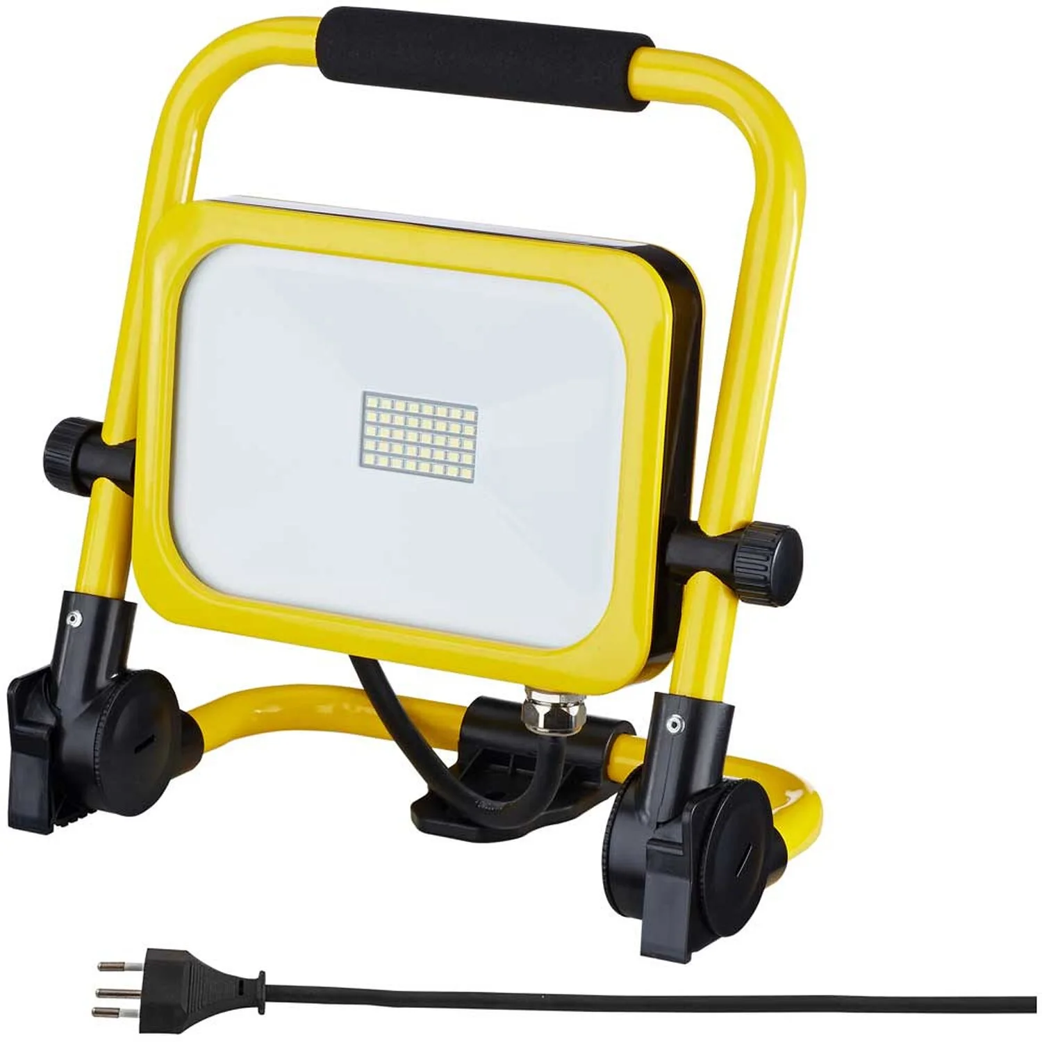 Worklight LED-Strahler 20 W Gelb Mit Tragegriff Und Standfuss 5 M 1 Worklight LED-Strahler 20 W Gelb Mit Tragegriff Und Standfuss 5 M
