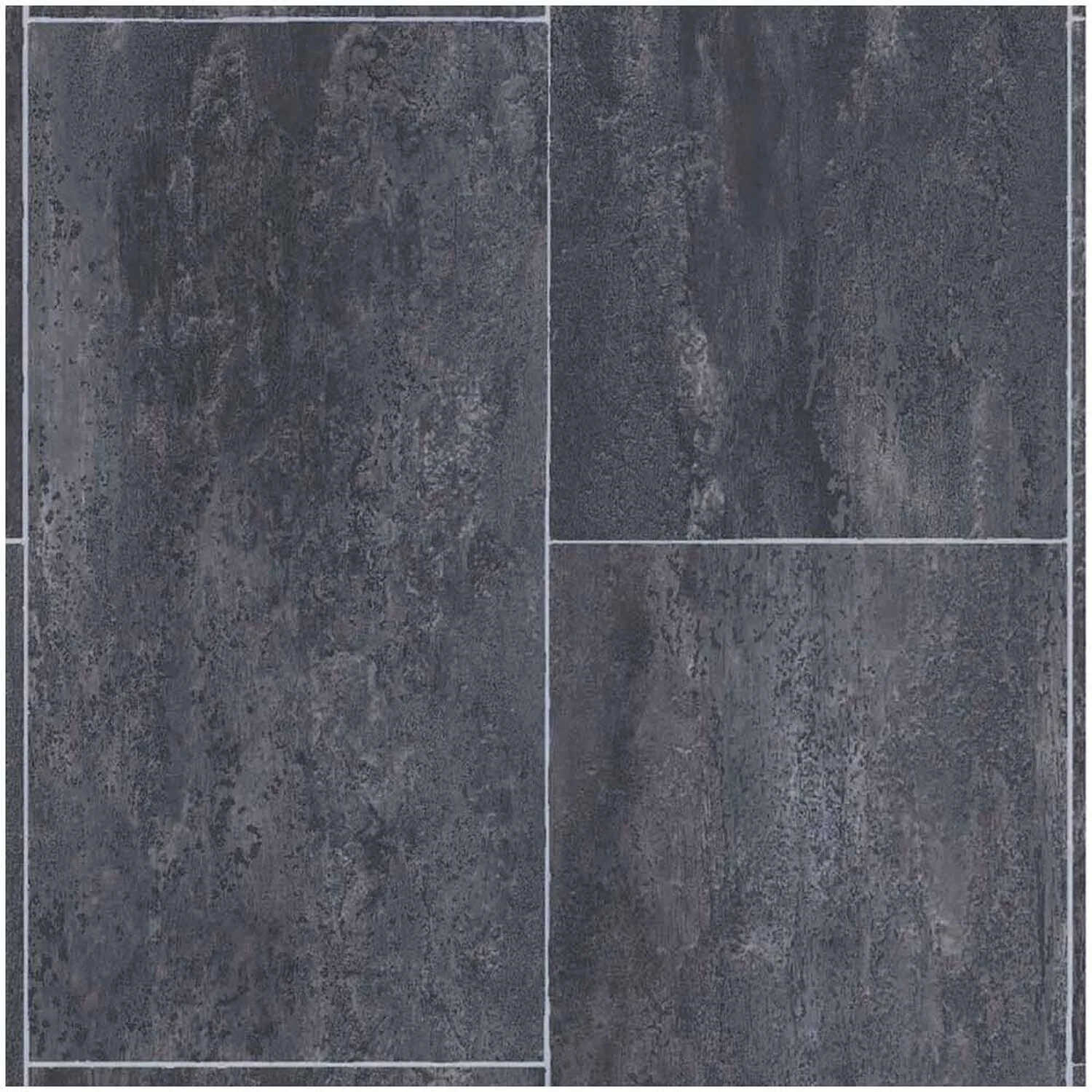 CV-Bodenbelag Tower Fliesenoptik Anthrazit Breite 2 M 1 CV-Bodenbelag Tower Fliesenoptik Anthrazit Breite 2 M