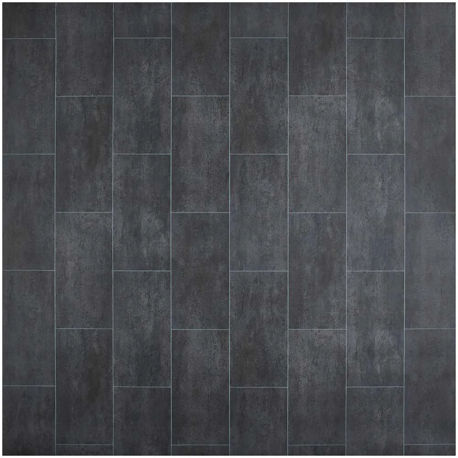 CV-Bodenbelag Tower Fliesenoptik Anthrazit Breite 2 M 2 CV-Bodenbelag Tower Fliesenoptik Anthrazit Breite 2 M – Bild 2