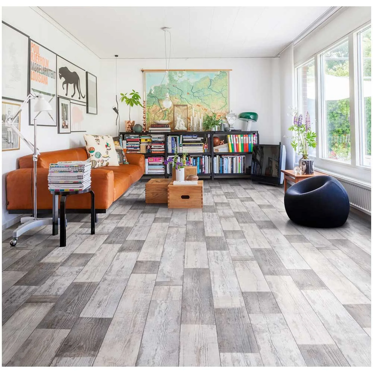 CV-Bodenbelag Elegance Holzdielen-Optik Vintage Breite 4 M 2 CV-Bodenbelag Elegance Holzdielen-Optik Vintage Breite 4 M – Bild 2