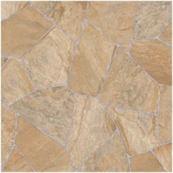 CV-Bodenbelag Stone Bruchsteinoptik Beige Breite 2 M