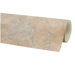 CV-Bodenbelag Stone Bruchsteinoptik Beige Breite 4 M -Lampen & Leuchten affär 526785 4