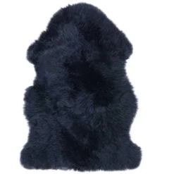 Schaffell Echtfell Schwarz Ca. 60 X 85 Cm