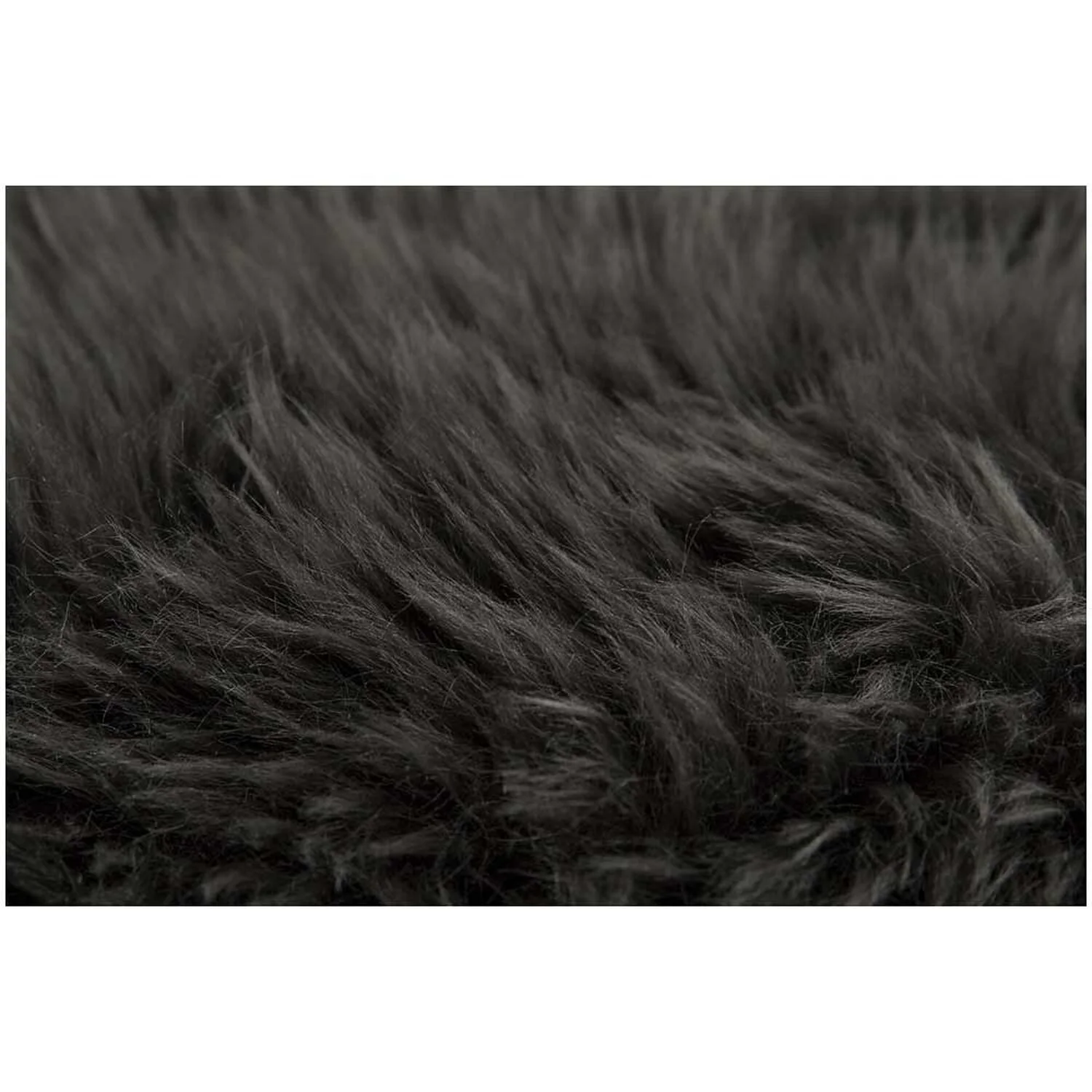 Schaffell Echtfell Schwarz Ca. 60 X 85 Cm 4 Schaffell Echtfell Schwarz Ca. 60 X 85 Cm – Bild 4