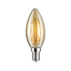 Paulmann LED-Leuchtmittel Kerze E14 Goldlicht Gold 2,6 W