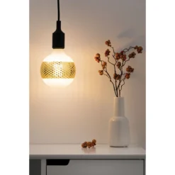 Paulmann LED-Leuchtmittel G125 Ringspiegel E27 Gold Gepunktet 4,5 W -Lampen & Leuchten affär 527364 3
