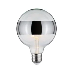 Paulmann LED-Leuchtmittel Globe Ringspiegel E27 Silber 6,5 W