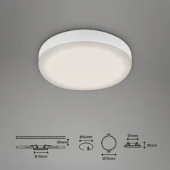 Briloner LED-Einbauleuchte Plat Weiss 4'000 K / 3 W 15 Briloner LED-Einbauleuchte Plat Weiss 4'000 K / 3 W -Lampen & Leuchten affär 527465 3