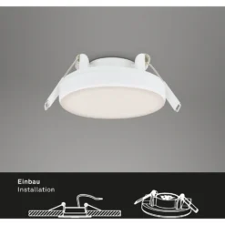 Briloner LED-Einbauleuchte Plat Weiss 4'000 K / 3 W 17 Briloner LED-Einbauleuchte Plat Weiss 4'000 K / 3 W -Lampen & Leuchten affär 527465 4