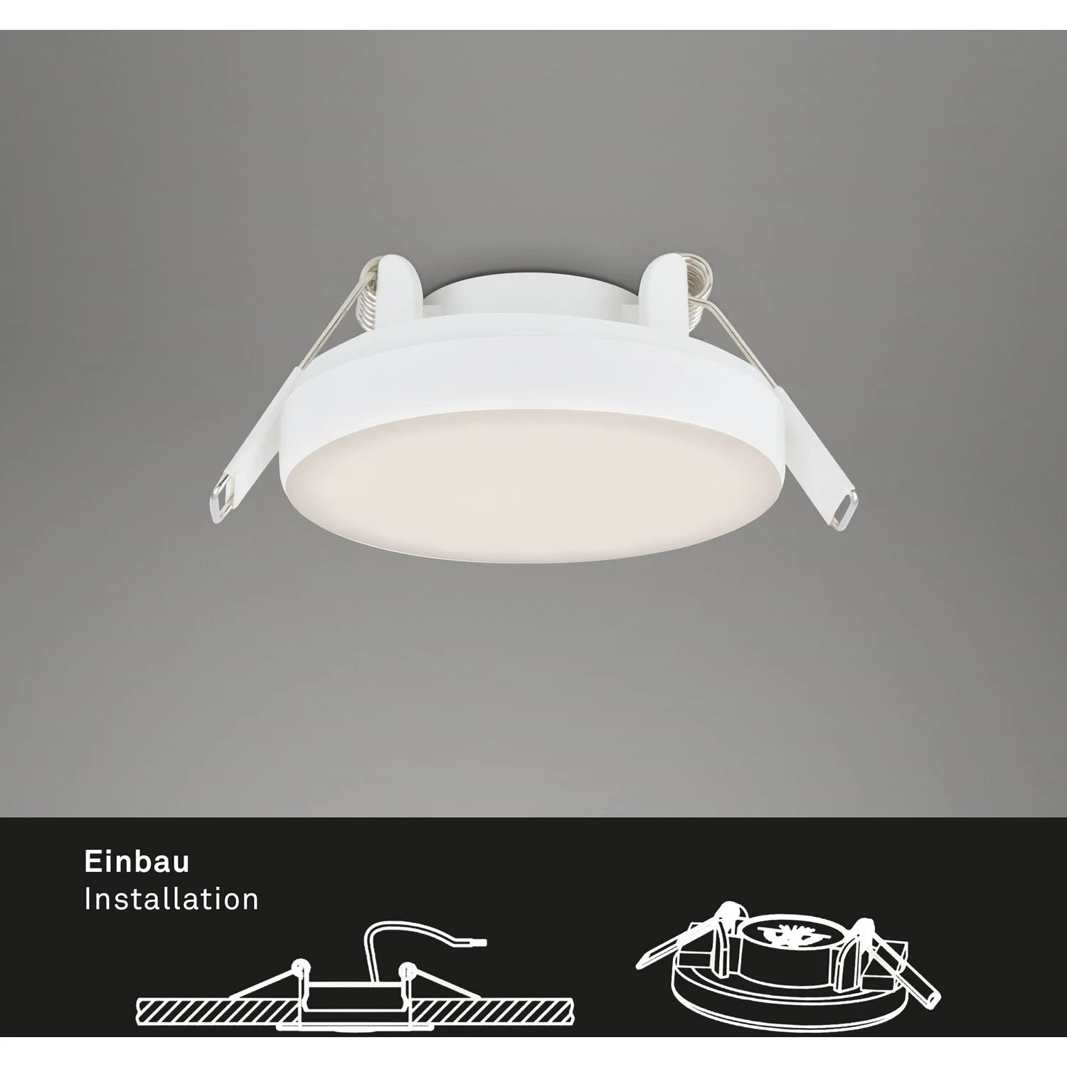 Briloner LED-Einbauleuchte Plat Weiss 4'000 K / 3 W 7 Briloner LED-Einbauleuchte Plat Weiss 4'000 K / 3 W – Bild 7