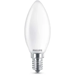 Philips LED-Leuchtmittel Kerze Matt E14 / B35 / 40 W