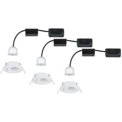 Paulmann LED-Einbauleuchte Nova Mini Plus Weiss 3 X 4,2 W / 300 Lm / 3 Stk. -Lampen & Leuchten affär 529116 9