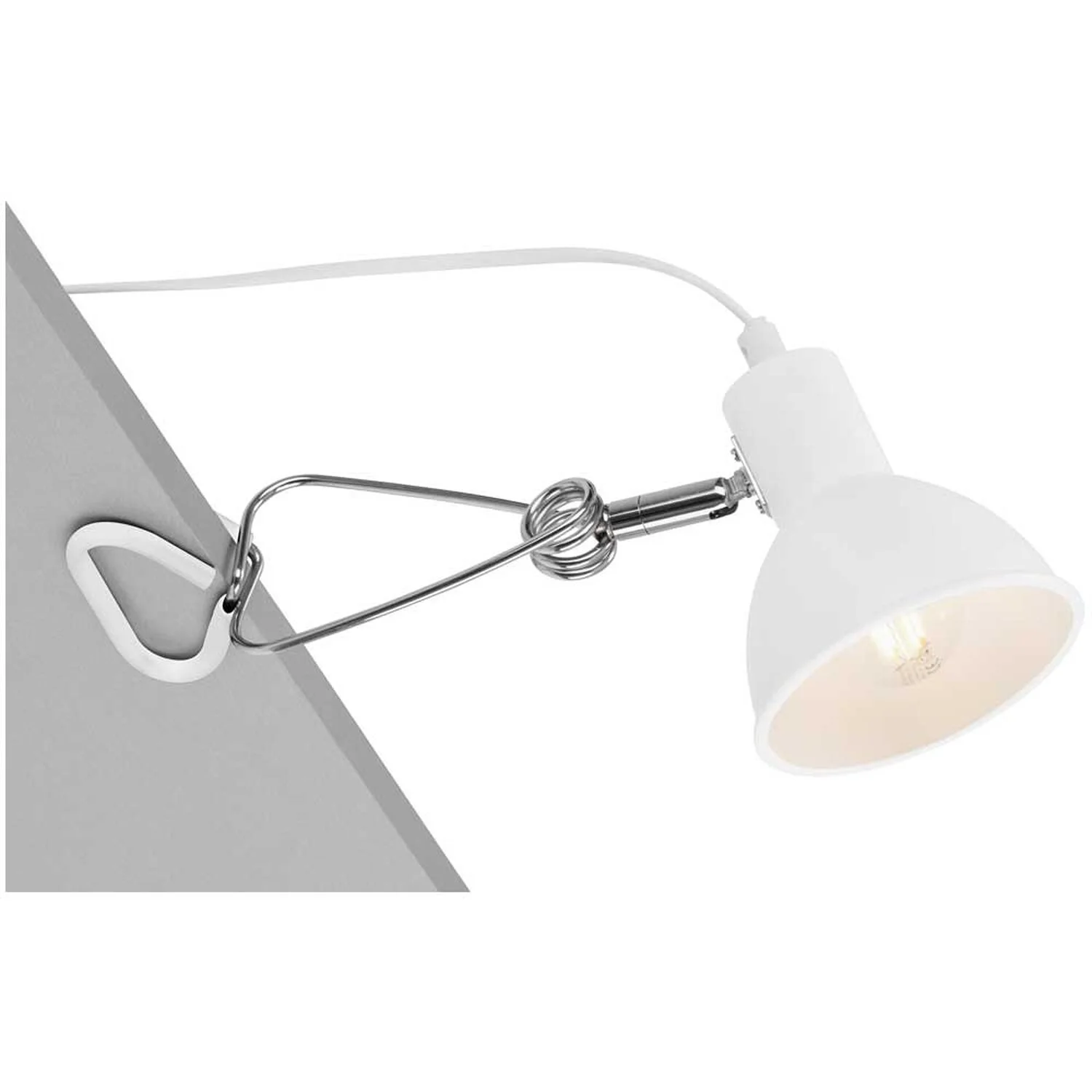 Briloner Klemmleuchte Fix Weiss 1 X E14 / Max. 8 W 1 Briloner Klemmleuchte Fix Weiss 1 X E14 / Max. 8 W