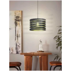 Eglo Hängeleuchte Cremella E27 Schwarz 40 W / Ø 37 Cm -Lampen & Leuchten affär 529382 2