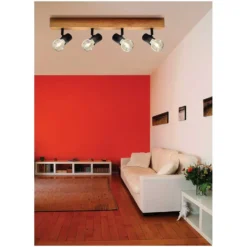 Eglo Spot Townshend 3 / 4 X E27 Braun-Schwarz 8 Eglo Spot Townshend 3 / 4 X E27 Braun-Schwarz -Lampen & Leuchten affär 529467 2