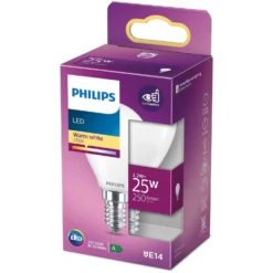 Philips LED-Leuchtmittel E14 Tropfenform Matt 25 W -Lampen & Leuchten affär 529859 2