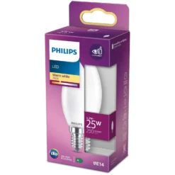 Philips LED-Leuchtmittel E14 Kerzenform Matt 25 W -Lampen & Leuchten affär 529861 2