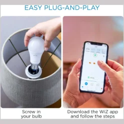 WiZ LED-Leuchtmittel Standardform E27 WiFi Bluetooth Colors 8 W / 806 Lm -Lampen & Leuchten affär 529895 13