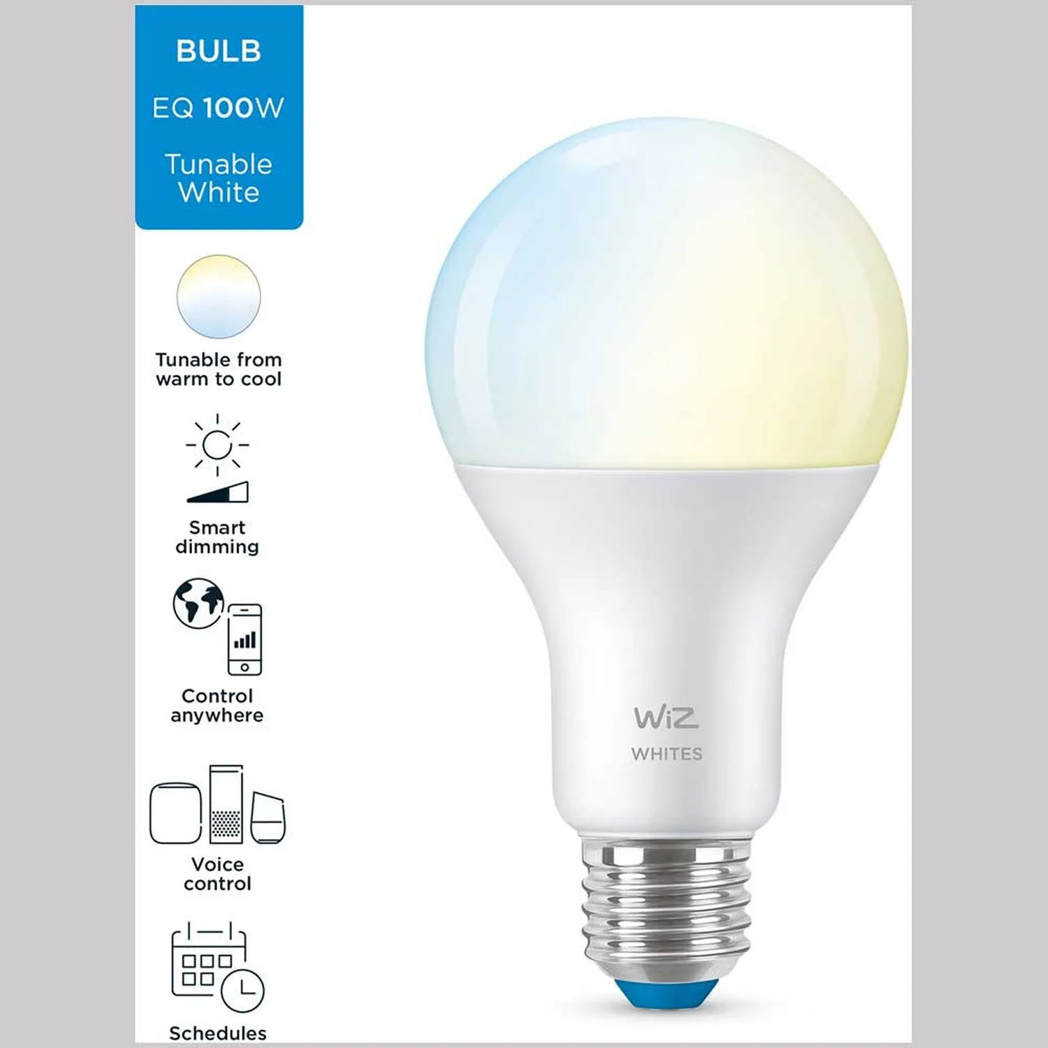 WiZ LED-Leuchtmittel Standardform E27 WiFi Bluetooth Matt 13 W / 1'521 Lm 11 WiZ LED-Leuchtmittel Standardform E27 WiFi Bluetooth Matt 13 W / 1'521 Lm – Bild 11