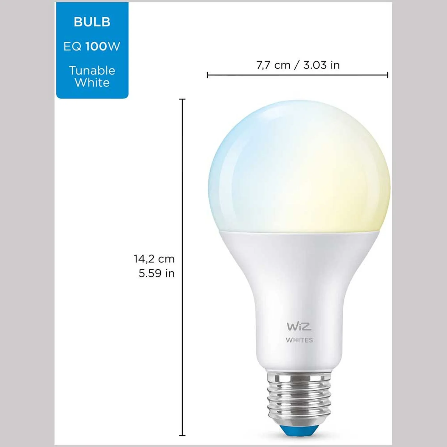 WiZ LED-Leuchtmittel Standardform E27 WiFi Bluetooth Matt 13 W / 1'521 Lm 10 WiZ LED-Leuchtmittel Standardform E27 WiFi Bluetooth Matt 13 W / 1'521 Lm – Bild 10