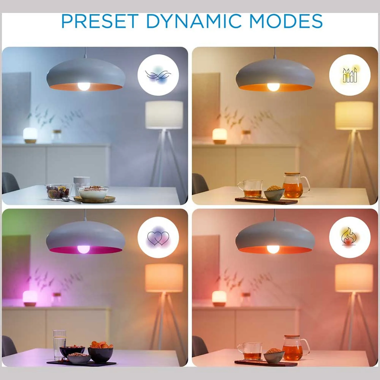 WiZ LED-Leuchtmittel Reflektor GU10 WiFi Bluetooth RGB 4,9 W / 345 Lm 12 WiZ LED-Leuchtmittel Reflektor GU10 WiFi Bluetooth RGB 4,9 W / 345 Lm – Bild 12