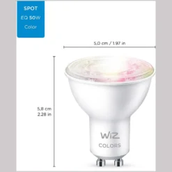 WiZ LED-Leuchtmittel Reflektor GU10 WiFi Bluetooth RGB 4,9 W / 345 Lm 27 WiZ LED-Leuchtmittel Reflektor GU10 WiFi Bluetooth RGB 4,9 W / 345 Lm -Lampen & Leuchten affär 529899 12