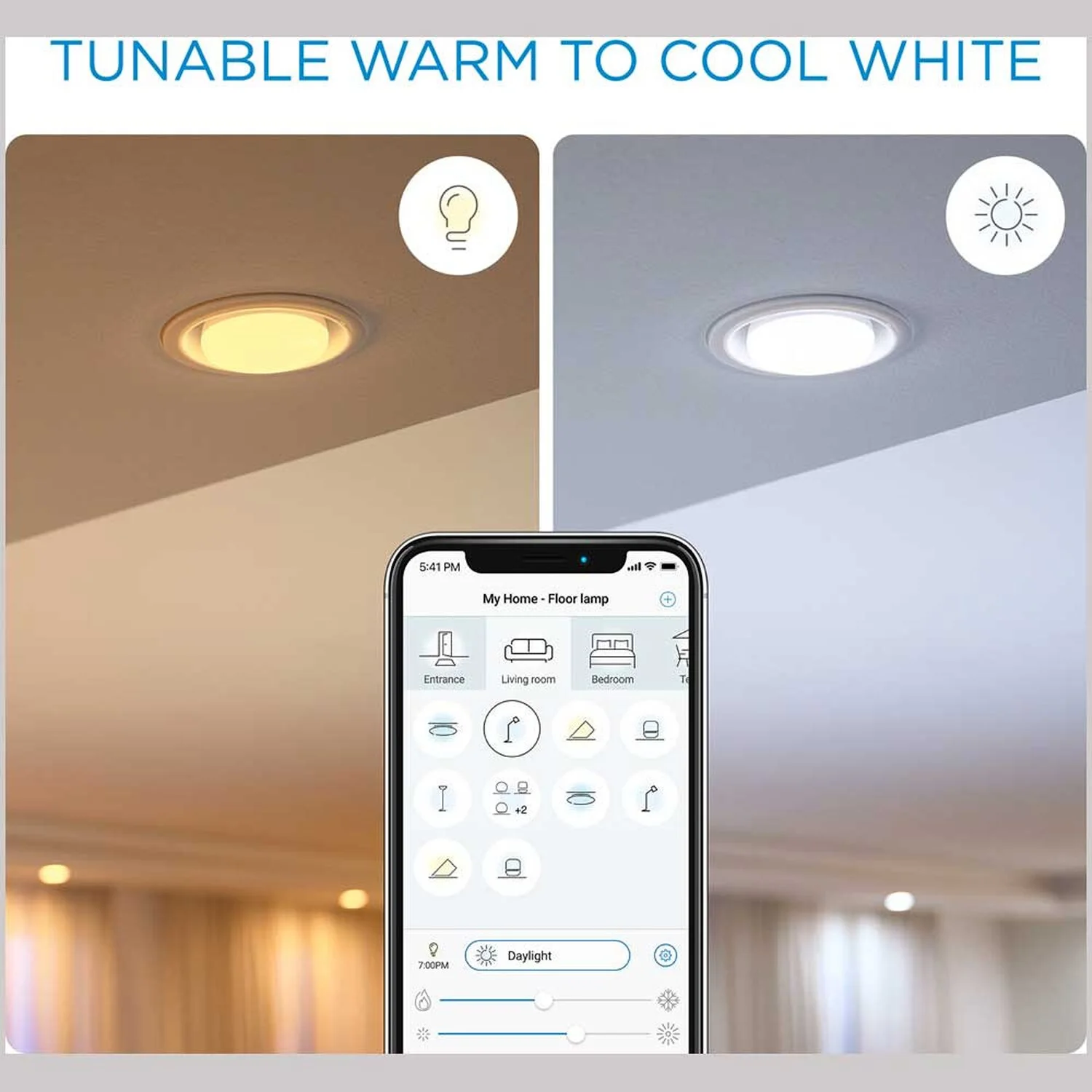 WiZ LED-Leuchtmittel Reflektor GU10 WiFi Bluetooth RGB 4,9 W / 345 Lm 7 WiZ LED-Leuchtmittel Reflektor GU10 WiFi Bluetooth RGB 4,9 W / 345 Lm – Bild 7