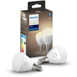 Philips Hue White LED-Leuchtmittel E14 / 40 W / 2 Stk. -Lampen & Leuchten affär 530165 2