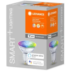 Ledvance Smart+ Wifi LED-Leuchtmittel Reflektor PAR16 GU10 RGBW 50W 350lm Dimmba -Lampen & Leuchten affär 530838 3