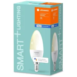 Ledvance Smart+ Bluetooth LED-Leuchtmittel Kerzenform E14 Warmweiss 40W 470lm Di -Lampen & Leuchten affär 530858 3