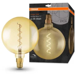 Osram LED-Leuchtmittel 1906 Big Globeform Filament E27 Warmweiss 28W 300lm Dimmb 6 Osram LED-Leuchtmittel 1906 Big Globeform Filament E27 Warmweiss 28W 300lm Dimmb -Lampen & Leuchten affär 530873 2