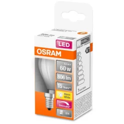 Osram LED-Leuchtmittel Tropfenform Filament Matt E27 Warmweiss 60W 806lm Dimmbar 7 Osram LED-Leuchtmittel Tropfenform Filament Matt E27 Warmweiss 60W 806lm Dimmbar -Lampen & Leuchten affär 530884 4