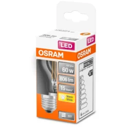 Osram LED-Leuchtmittel Tropfenform Filament E27 Warmweiss 60W 806lm 7 Osram LED-Leuchtmittel Tropfenform Filament E27 Warmweiss 60W 806lm -Lampen & Leuchten affär 530899 4
