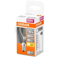 Osram LED-Leuchtmittel Tropfenform Filament E14 Warmweiss 40W 470lm -Lampen & Leuchten affär 530920 2