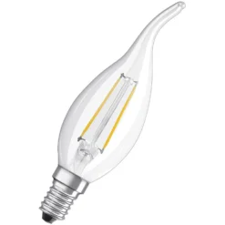 Osram LED-Leuchtmittel Kerzenform Windstoss Filament E14 Warmweiss 25W 250lm