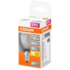 Osram LED-Leuchtmittel Tropfenform Filament Matt E14 Warmweiss 40W 470lm -Lampen & Leuchten affär 530930 2