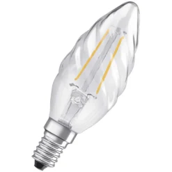 Osram LED-Leuchtmittel Kerzenform Gedreht Filament E14 Warmweiss 25W 250lm