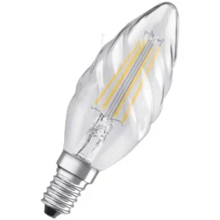 Osram LED-Leuchtmittel Kerzenform Gedreht Filament E14 Warmweiss 40W 470lm