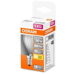Osram LED-Leuchtmittel Tropfenform Filament Matt E14 Warmweiss 60W 806lm 7 Osram LED-Leuchtmittel Tropfenform Filament Matt E14 Warmweiss 60W 806lm -Lampen & Leuchten affär 530933 4