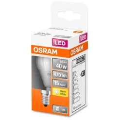 Osram LED-Leuchtmittel Tropfenform E14 Warmweiss 40W 470lm -Lampen & Leuchten affär 530935 4