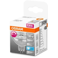 Osram LED-Leuchtmittel Reflektor MR16 GU5,3 Kaltweiss 35W 350lm Dimmbar -Lampen & Leuchten affär 530953 2