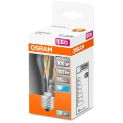 Osram LED-Leuchtmittel Glühlampenform Filament E27 Kaltweiss 100W 1521lm -Lampen & Leuchten affär 530958 2