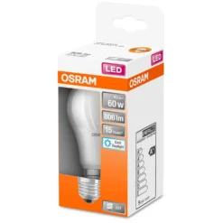 Osram LED-Leuchtmittel Glühlampenform E27 Tageslichtweiss 60W 806lm -Lampen & Leuchten affär 530971 4