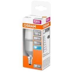Osram LED-Leuchtmittel Stabform Stick E14 Kaltweiss 60W 806lm 7 Osram LED-Leuchtmittel Stabform Stick E14 Kaltweiss 60W 806lm -Lampen & Leuchten affär 530980 4