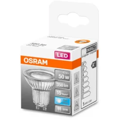 Osram LED-Leuchtmittel Reflektor PAR16 GU10 Kaltweiss 50W 350lm 120° -Lampen & Leuchten affär 530990 2